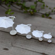 미니어쳐 이단파라솔 2.5cm-2개/젤캔들 테라리움
