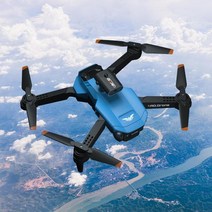 미니 드론 원격 제어 십대용 장난감 초보자용 생일 선물 그린 듀얼 ESC, 01 Blue Single Camera