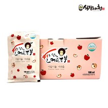 [식탐대첩] 별을담는어린농부 아침이슬 사과즙 100mlX120포, 단품, 단품