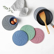 아트박스/아름다운공간 국내제작 실리콘 빅 냄비받침(5color), 그린