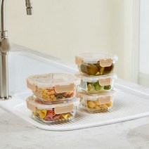 모던하우스 컬러윙 오븐용 밀폐용기 5P세트 320ml 520ml KC0522023, 밀폐용기 5P세트 _ KC0522023