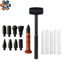 글루 덴트 자동 수리 키트 도구 바디 페인트 없는 제거 탭 다운 고무 망치 바디 수정, 세트 4-11pcs
