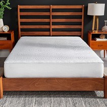TempurPedic 쿨 럭셔리 매트리스 프로텍터 화이트 퀸