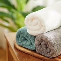 비오 뱀부 감탄 타월 호텔식 수건 200g 1장, 그레이 1장