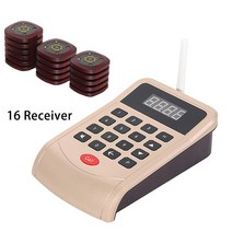 진동벨 레스토랑 무선 호출기 콜링 시스템 코스터 식당 게스트 키보드 1 개 20 개, 03 16 Receiver_02 EU