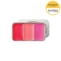 스킨푸드 생과일 립 앤 치크 세가지맛, 2호 딸기, 1개