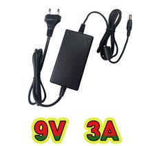 순흥전기어댑터 9V 어댑터 모음 9V 0.35A ~ 4A 까지 생산 아답타 직류전원장치, 9V 3A 전원선일체형