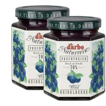 다르보 티롤리안 블루베리 잼 플라스크 250ml 2개