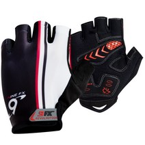 나인에프엑스 자전거 스포츠 반장갑 9FX-03, 스트레이트레드