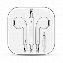 귀에거는이어폰 귀걸이이어폰 Apple iphone 11 12 13 pro max x xs xr 6 6s 7 8 plus 이어 버드 용 오리지널 유선 3.5mm 헤드셋 (마이크, 3.5mm용