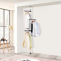 나sks1_고정식 1단 행거 옷걸이 기둥형 일자 폴대 튼튼한 벽고정♥ilpyeon, ♥mindlle, ♥mindlle