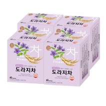 국내산 100% 도라지차 목 감기 기관지 기침 가래에 좋은차, 0.8g, 160개