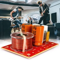 카오디오 블루투스80W 2 웨이 Hi-Fi 카플레이어 스피커 주파수 분배기 스피커 카플레이어 크로스 오버 필터, 한개옵션0