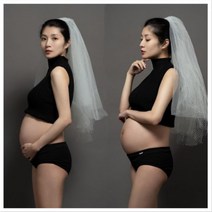 스튜디오 주수 사진 원피스 드레스 임산부 베이비샤워 임신부 만삭촬영 머메이드 슬림