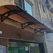 캐노픽스 1000x2500 창문 현관 처마 차양 비가림 렉산 지붕 자재 주차장 캐노피공사, 그린, 그레이, 은백색(기본색상)