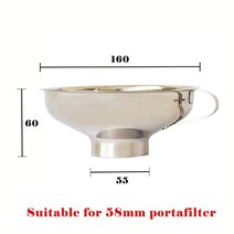 커피 도징링 EK43 특수 지능형 도징 링 304 스테인레스 스틸 커피 파우더 깔때기 58mm 포타필터용 플라이, 01 A, 1개
