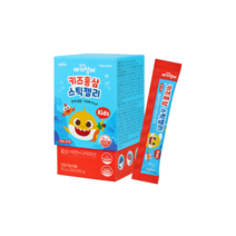 한독 핑크퐁 아기상어 키즈홍삼 스틱젤리, 30포, 1개