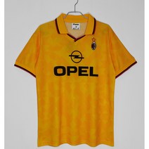 이탈리아 세리에A 전 리그 AC 국미 복고 유니폼 라치오 복고 축구복 유니폼 대리 발사, 1995/96시즌 AC 밀란 더블 옐로우 빈티지