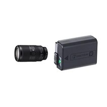 소니 카메라 Sony SEL-70350G Tele-Zoom Lens 70-350 mm F4.5-6.3 OSS APS-C Suitable for A6600 A6500 A6400 A6, Bundle with W-series lithium b