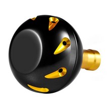 -릴 핸들 노브 47mm 시마노 B 스텔라 SW 바이오마스터 사라고사 트윈파워 SW 파워 노브 스피닝릴, 흑금