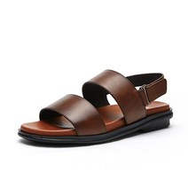 인텐스 남성 소가죽 투 스트랩 샌들 4cm LCMW56I126