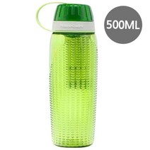 일체형 스포츠 보틀 물병 500ML 그린 거름망 휴대용, 일체형 스포츠 보틀 물병 500ML 그린 거름
