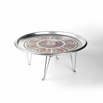 키밍 / 밥상 다과상 술상 찻상 옛날 양은 밥상 교자상 42CM, 특대 1호 42cm