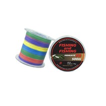 피싱앤피싱 프리미엄 8합사줄 500M 멀티컬러 5색 대용량 고강도 다이니마 100% PE라인 혼합색상 바다루어 원투 선상 루어낚시