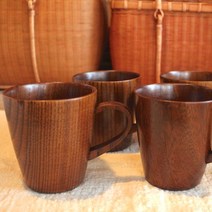 우드 손잡이머그(일자형)