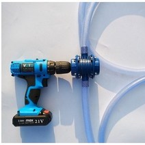 가정용 전동 드릴로 작동하는 소형 펌프 7.8mm 물림, 1개