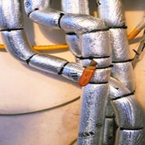 파이프은박단열재 에어컨호스커버 보일러 10T/15A(내경22mm)