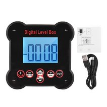 Digital Inclinometer 4x90 Electronic Level and Angle Gauge Magnetic Finder LCD Backlight Protractor