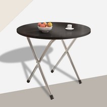 홈 카페 실내 야외 옥상 정원 테라스 접이식 보조 간이 테이블 평상 세트, 사각 TALL 블랙