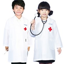 웰컴가운 아동 의사 가운 서울 병원 직업 체험 역할 놀이 튼튼재봉 MD11, MD11S 흰색7호