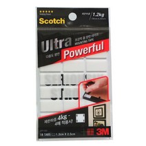 일음쇼핑^^m3M 스카치 초강력 다용도 양면테이프 액자용 1.3x2.5cm 산업용 공업 도양면 공업용 사무실 문구용 사무용 학교일medi^^, ab^^선택없는