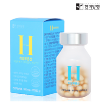한미양행 히알루론산 영양제 피부보습 피부건강 500mg 2개월분, 3통, 60캡슐