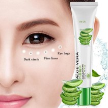 아이크림 주름지우개 알로에 베라 아이 크림 안티 주름 아이 케어 안티 주름 제거 다크 서클 아이 백 크림, 1개