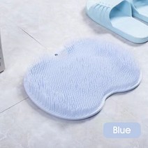 지압매트 혈액순환 마사지 CMXIO Shower Bath Mat Foot Massager With Non-Slip Suction Cups Bathroom Silicone Cup M, [03] blue
