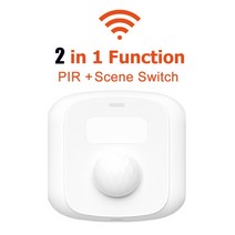 모션 센서 홈 오토메이션 및 보안 조명 장면 보안 알람 모션 감지, WIFI, 1개
