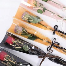 꽃 포장지 한송이 투명 opp 꽃포장 1송이 도매 포장지, 13.크라프트지봉투[파랑]30개