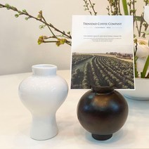 (딥시엘로) 달항아리/도자기/화병/꽃병/사진액자/백자/연필/사진/명함/메모/꽂이/돌답례품/백일상소품/돌상소품/잔치/결혼/고급/답례품/고급판촉물/집꾸미기소품, 달항이리(화이트)+청자매병(블랙), 03. 달항아리+청자매병 세트