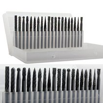 초경로타리바세트 그라인더용 용접 로터리툴 BUR320P 찌꺼기 생크3mm 금형 다이그라인더 [W0875EC], 본상품선택