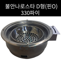 분체-불안나로스타 330파이 D형, 전체타공, 핀O, 1개
