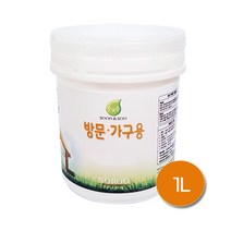 노루페인트 순앤수 방문가구용 수성페인트 1L 반광, 방문가구용1L 파스텔옐로우