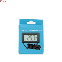 Coms 디지털 온도계 전자온도계 온두측정기 계측기 센서온도계 욕실 가정용 차량용 건강 화장실 출산 육아 용품 테스터기 공구 미터기 추천