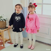 [유니키즈] 러빙 상하복세트 가을 아동복 유아옷 여아 긴팔 치마레깅스 봄 등원룩 하나비