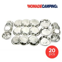 노마드식기세트 캠핑용 스텐 그릇 20p 세트