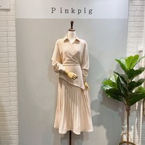 빈스랩플리츠원피스(PPA22OPS1001)