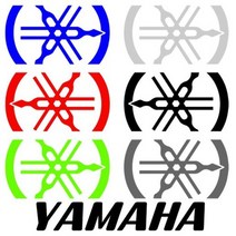 오토바이크 자동차량용 야마하 반사스티커 좌우1세트, 반사화이트, 1개