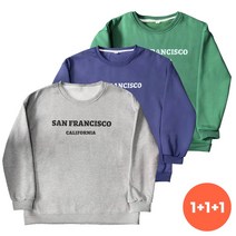 퍼비아 여성 라운드넥 맨투맨 3P001